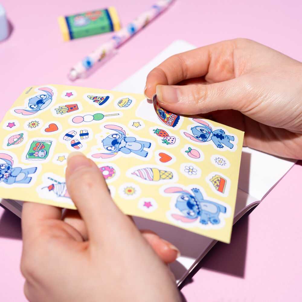 ERIK Stitch Disney - Rinkinys piśmienniczy su kolekcji Foodie (8 dalys) (SBP001)