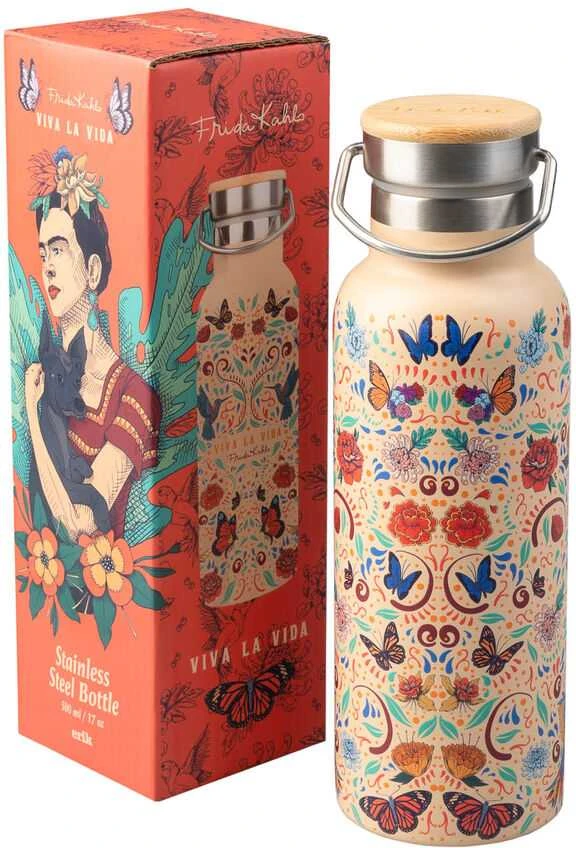 ERIK Frida Kahlo Long Live Life Nerūdijantis plienas bottle 500ml