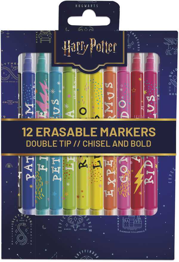 ERIK Harry Potter Spells set of 12 erasable makers