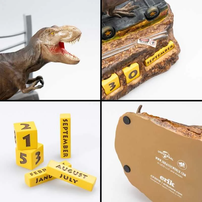 ERIK Jurassic Park 3D perpetual calendar