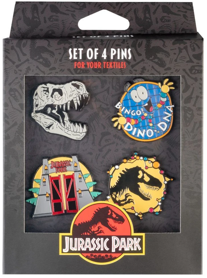 ERIK Jurassic Park set of 4 pins