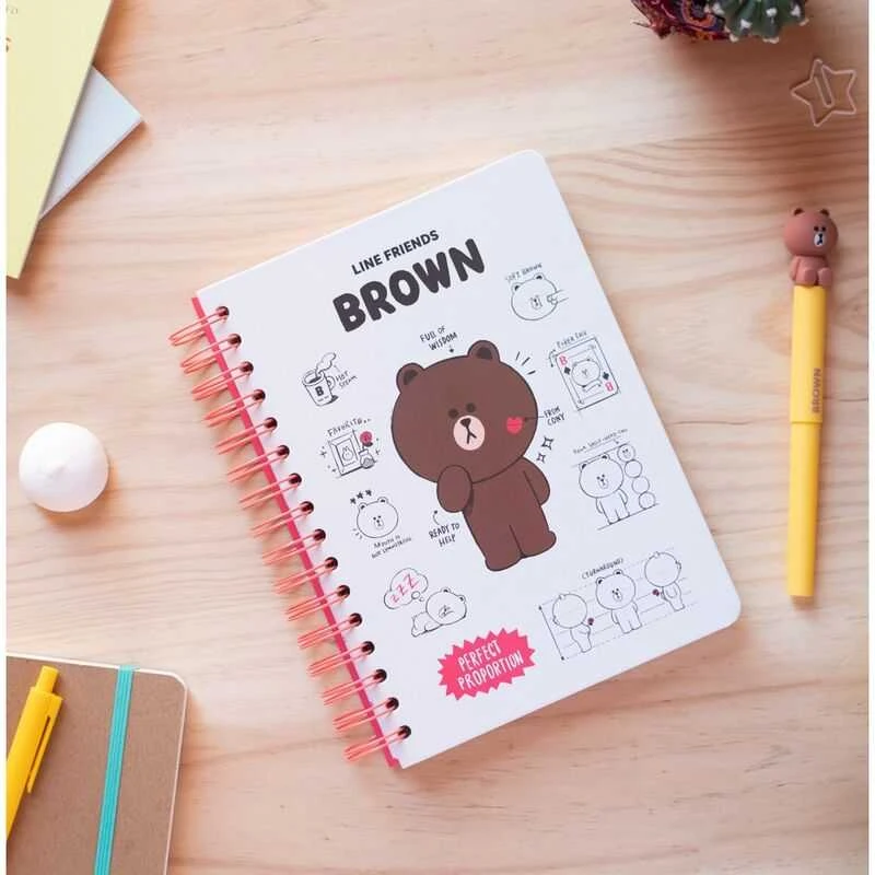 Line Friends Notes/Bloknotas A5