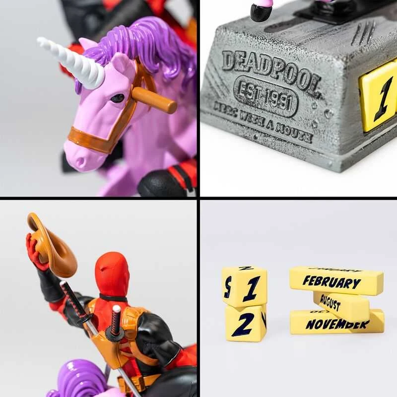 ERIK Marvel Deadpool 3D perpetual calendar