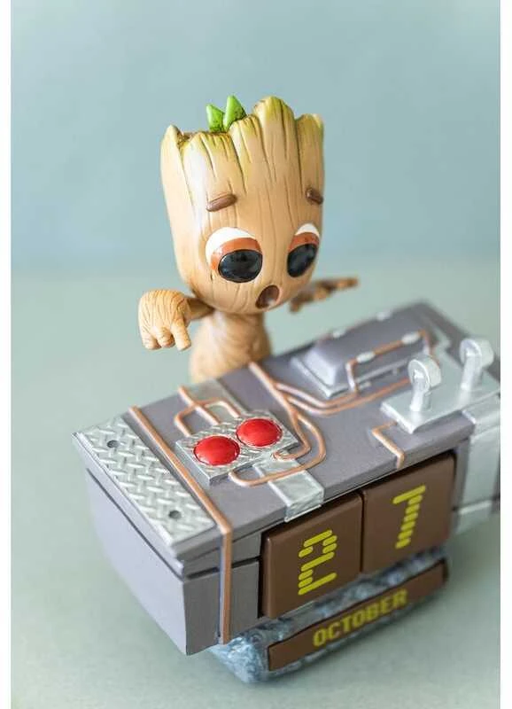 ERIK Marvel Guardians of the Galaxy Groot Death Button 3D perpetual calendar