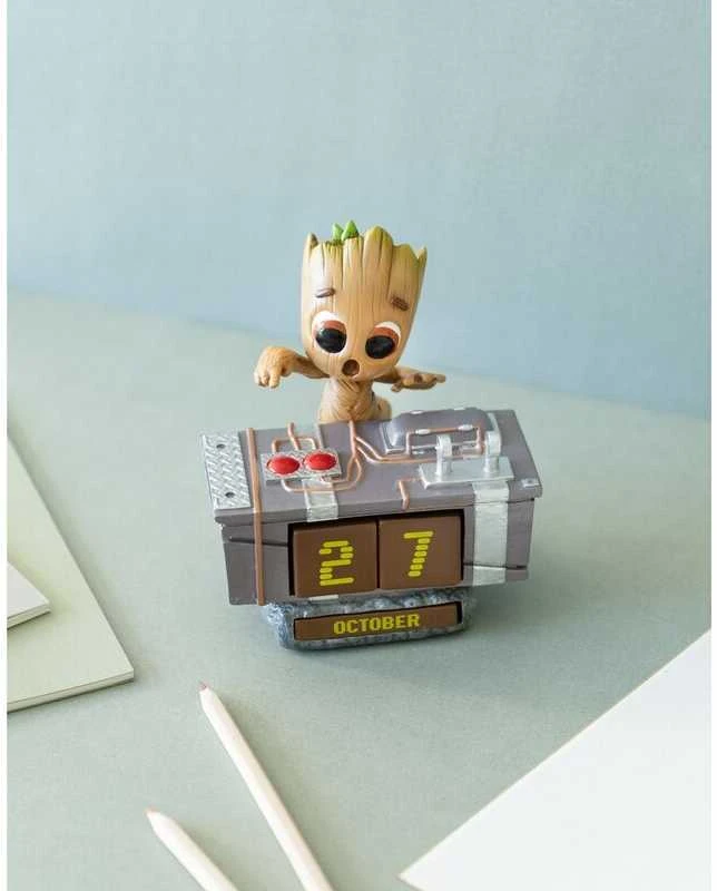 ERIK Marvel Guardians of the Galaxy Groot Death Button 3D perpetual calendar