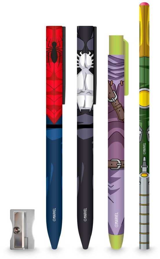 ERIK Marvel Spiderman Pieštukas holders + pencils