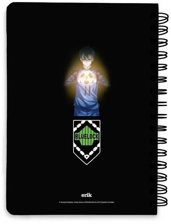 ERIK Mėlyna Lock A5 notebook