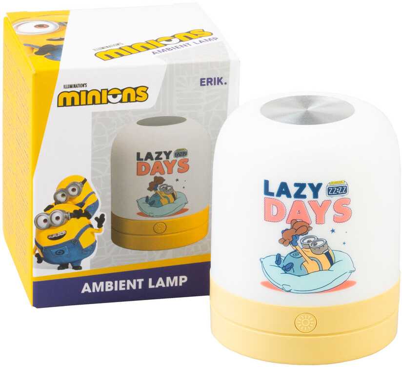 ERIK Minions belaidė LED naktinė lempa su USB-C