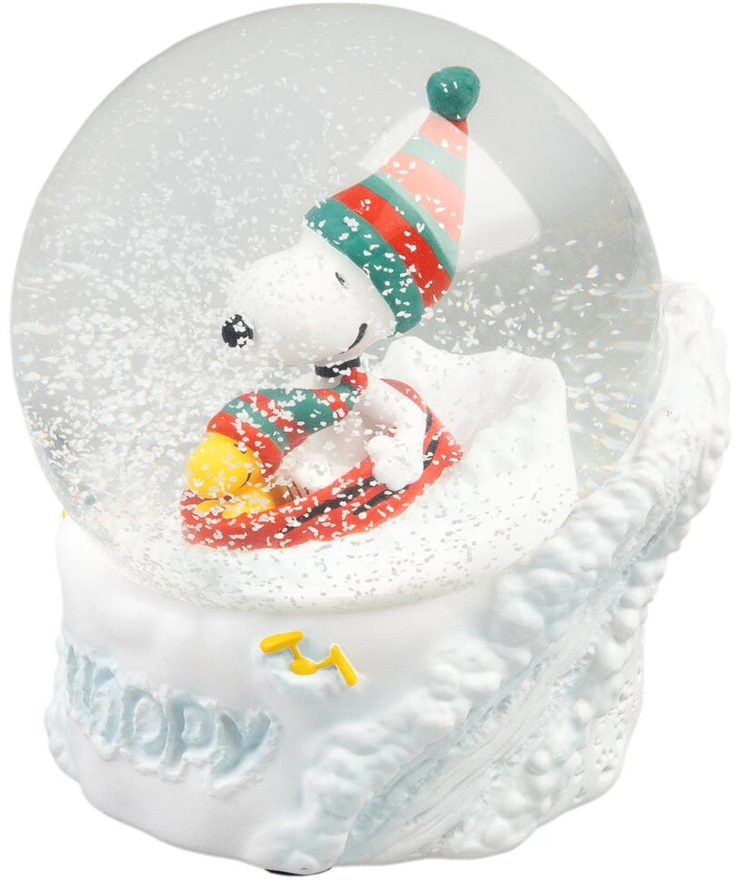 ERIK Snoopy stiklo sniego burbulas dovanų dėžutėje