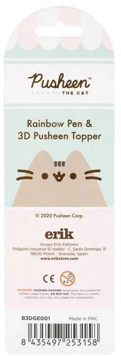 Pusheen - 3D rašiklis 10 spalvų iš „Foodie“ kolekcijos