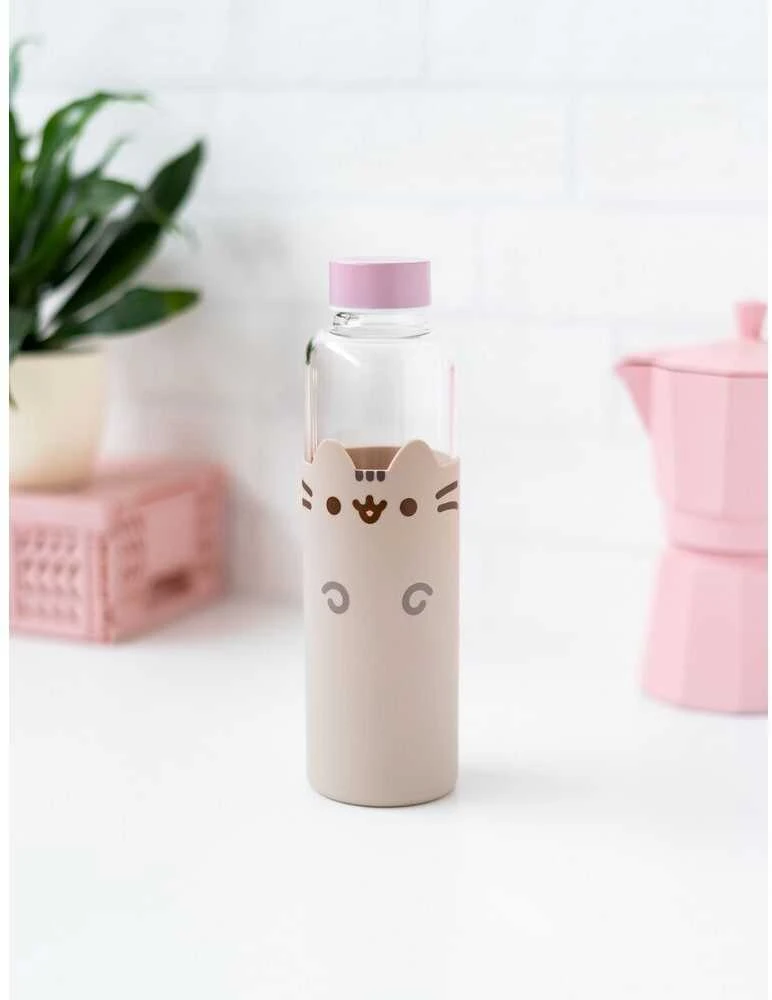 Pusheen stiklinė gertuvė