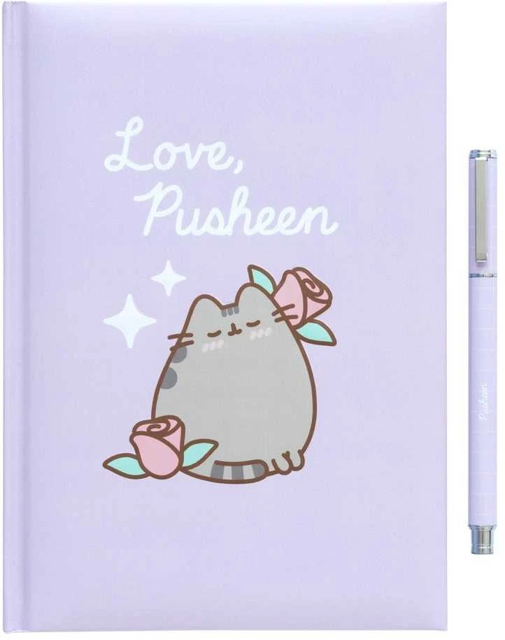 Pusheen - A5 užrašų knygelės ir rašiklių rinkinys iš „Moments“ kolekcijos