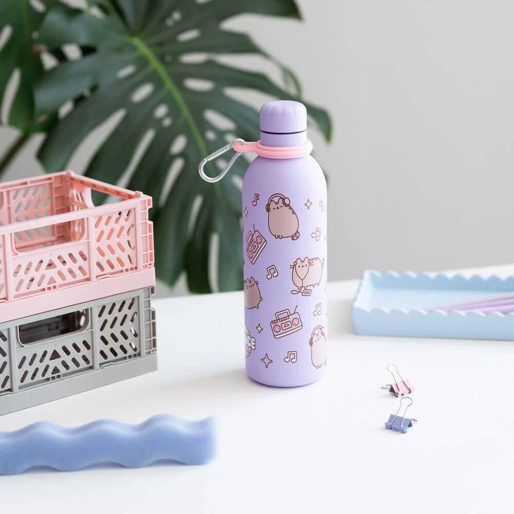 „Pusheen“ – nerūdijančio plieno termo buteliukas iš „Moments“ kolekcijos (500 ml)
