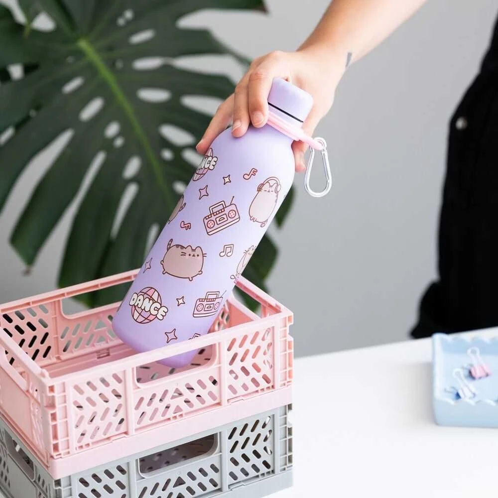 „Pusheen“ – nerūdijančio plieno termo buteliukas iš „Moments“ kolekcijos (500 ml)
