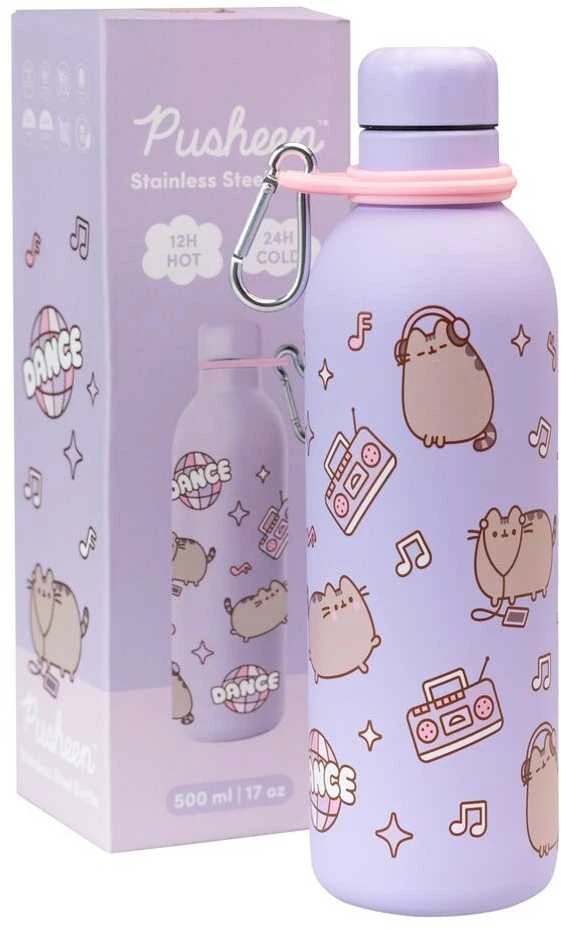 „Pusheen“ – nerūdijančio plieno termo buteliukas iš „Moments“ kolekcijos (500 ml)