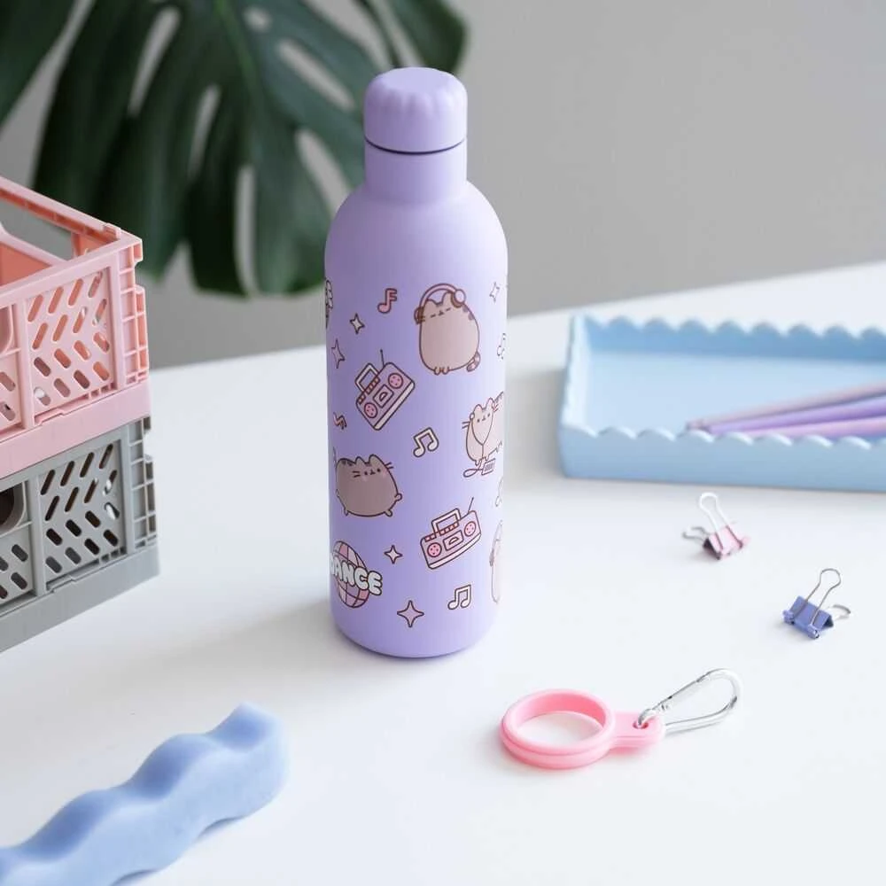 „Pusheen“ – nerūdijančio plieno termo buteliukas iš „Moments“ kolekcijos (500 ml)