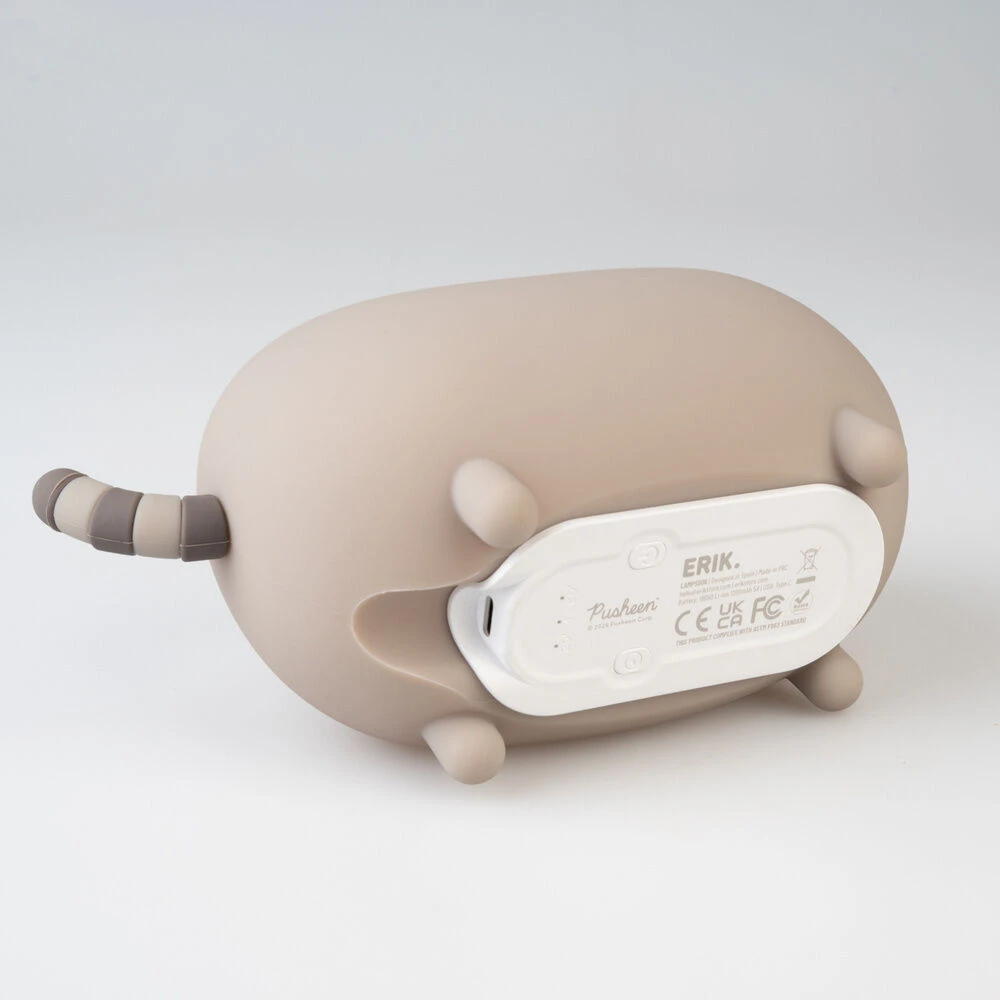 ERIK Pusheen silikoninis LED naktinis šviestuvas vaikams