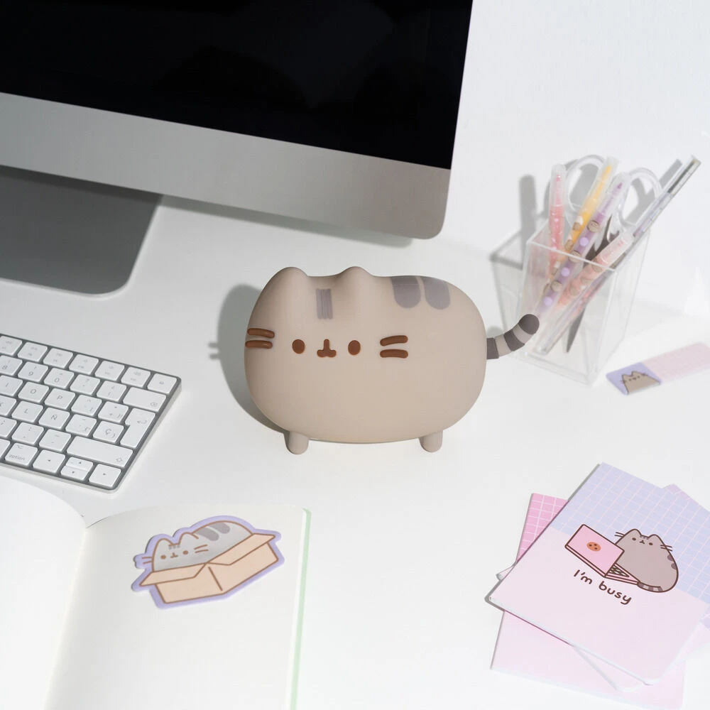 ERIK Pusheen silikoninis LED naktinis šviestuvas vaikams