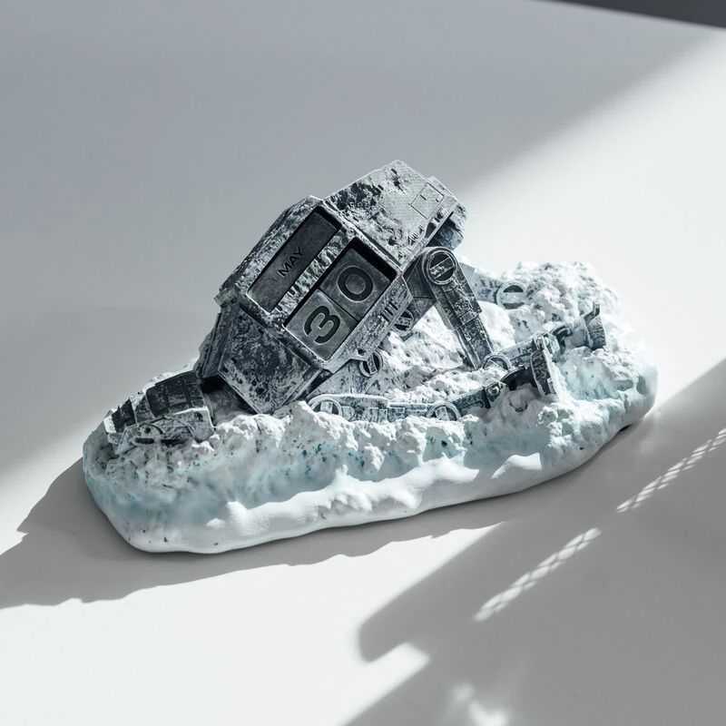 ERIK Star Wars AT-AT Shot Down 3D perpetual calendar