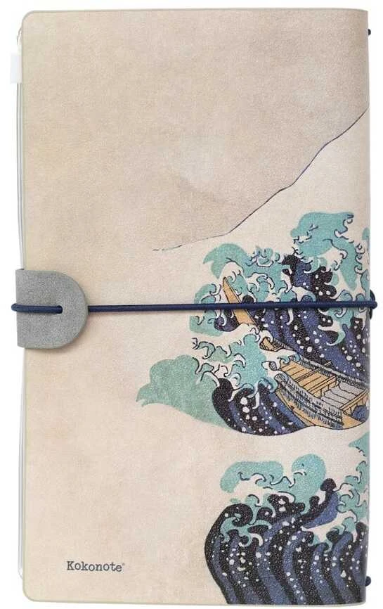 ERIK The Great Wave of Kanagawa Hokusai travel notebook