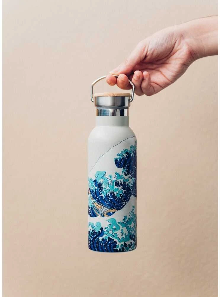 Gertuvė ERIK The Great Wave of Kanagawa Hokusai Nerūdijantis plienas bottle 500ml