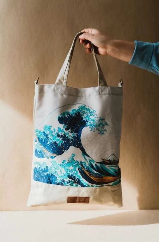 ERIK The Great Wave off Kanagawa shopping bag