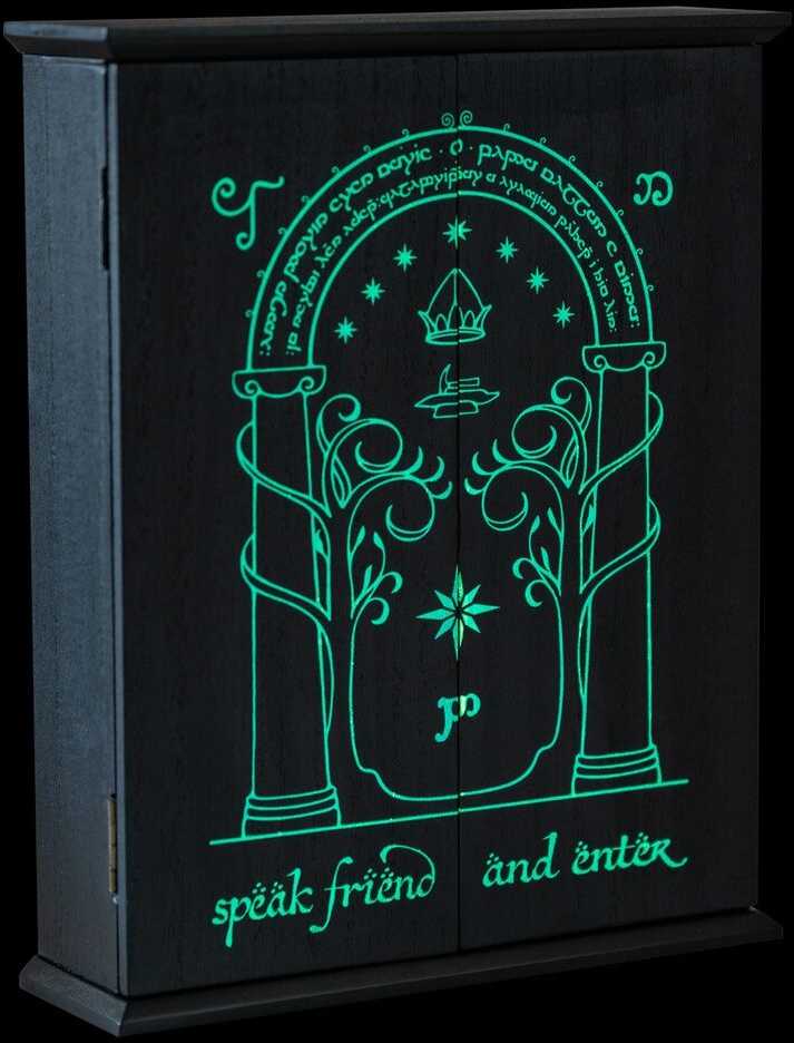 Prowansalska Manufaktura The Lord Of The Rings - Wieszak / szafka na klucze Doors Of Durin świecąca w ciemności