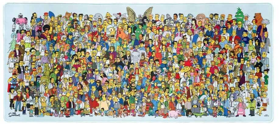 Kilimėlis ERIK The Simpsons gaming desk mat