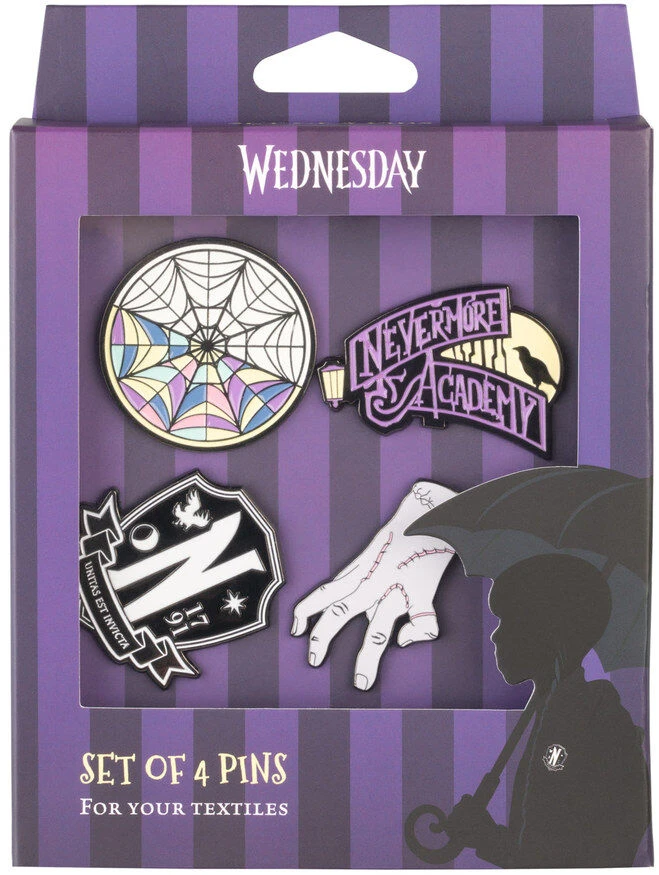 ERIK Wednesday set of 4 pins