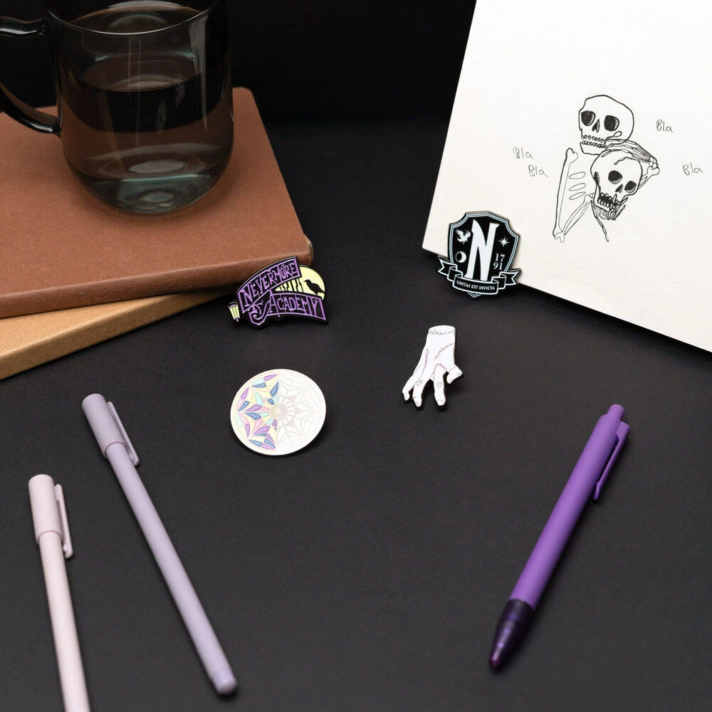 ERIK Wednesday set of 4 pins