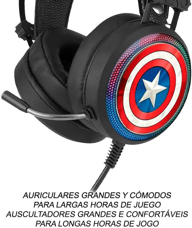 Ert Group Marvel Captain America Žaidimų ausinės