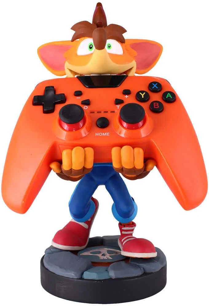 Cable Guys Išskirtinė žaidimų Crash Bandicoot (Qantum) kabelinė stovas