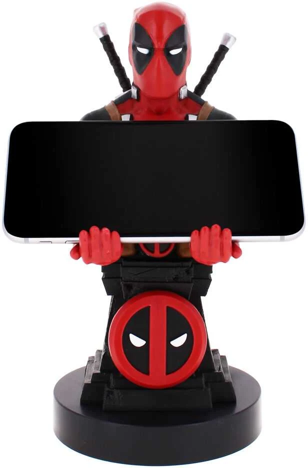 Exquisite Gaming Cable Guys: Marvel - Deadpool, Telefono arba Valdiklio laikiklis. Komplekte USB kabelis