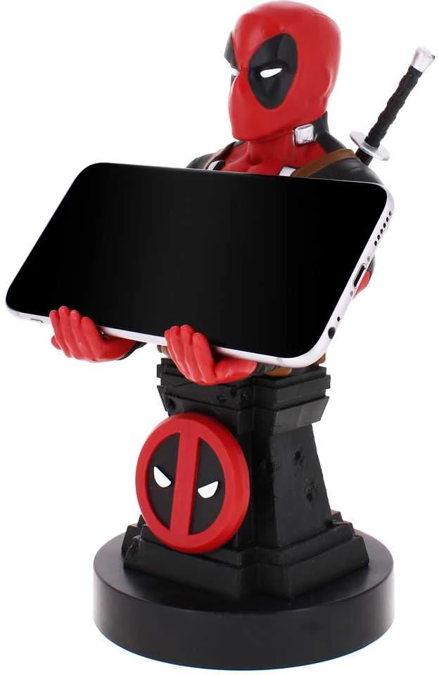 Exquisite Gaming Cable Guys: Marvel - Deadpool, Telefono arba Valdiklio laikiklis. Komplekte USB kabelis