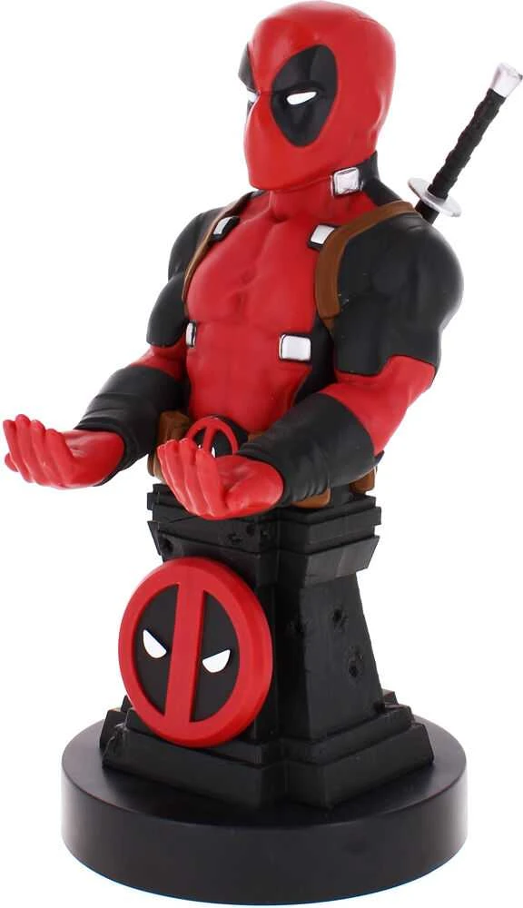 Exquisite Gaming Cable Guys: Marvel - Deadpool, Telefono arba Valdiklio laikiklis. Komplekte USB kabelis