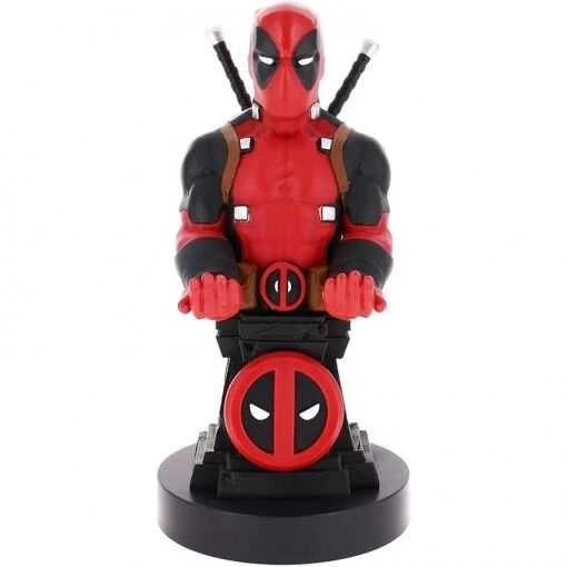 Exquisite Gaming Cable Guys: Marvel - Deadpool, Telefono arba Valdiklio laikiklis. Komplekte USB kabelis
