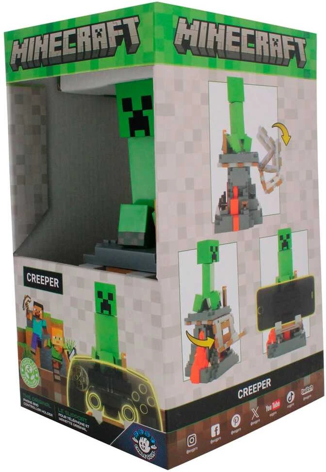 Cable Guys Išskirtinės žaidimų „Minecraft Creeper Cable Guy“ krosnys