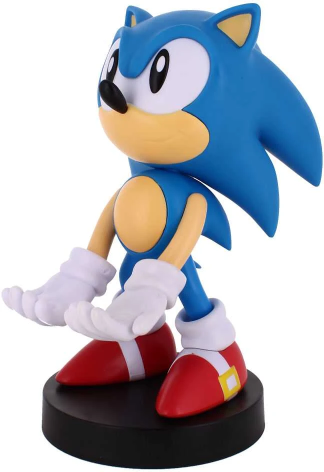 Exquisite Gaming Cable Guys: Sonic The Hedgehog - Sonic, Telefono arba Valdiklio laikiklis. Komplekte USB kabelis