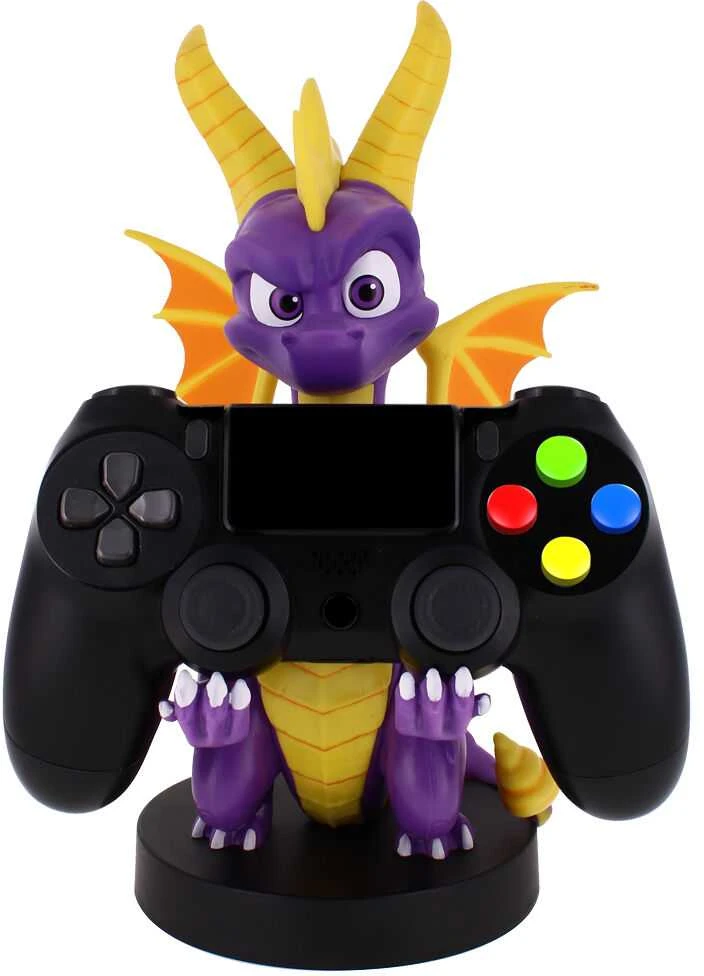 Exquisite Gaming Cable Guys: Spyro The Dragon - Spyro, Telefono arba Valdiklio laikiklis. Komplekte USB kabelis