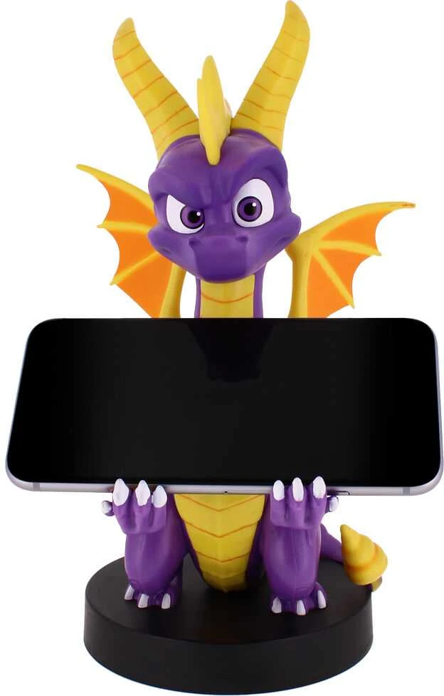 Exquisite Gaming Cable Guys: Spyro The Dragon - Spyro, Telefono arba Valdiklio laikiklis. Komplekte USB kabelis