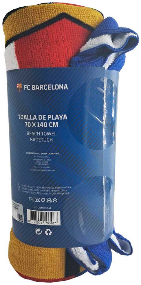FC Barcelona rankšluostis 70x140 cm, mikropluoštas, 120042