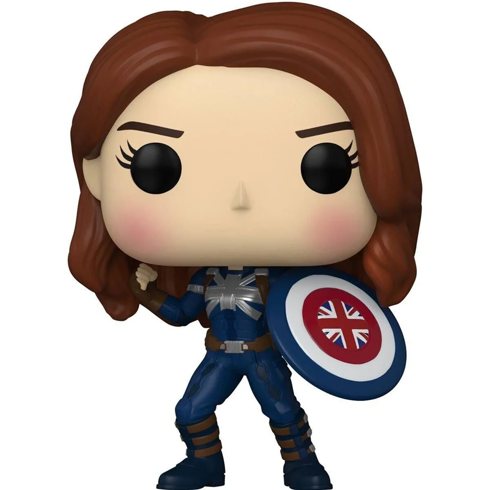 FUNKO POP! Vinilinė figūrėlė: Marvel What If ...? - Captain Carter, ~9 cm