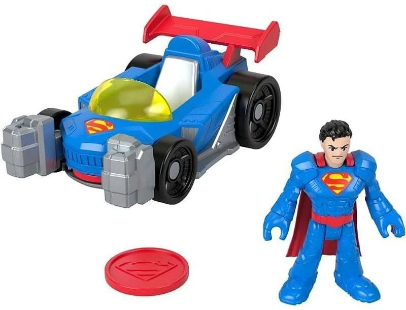 Fisher Price DC Comics Super Friends Metal Force figure and vehicle set assorted