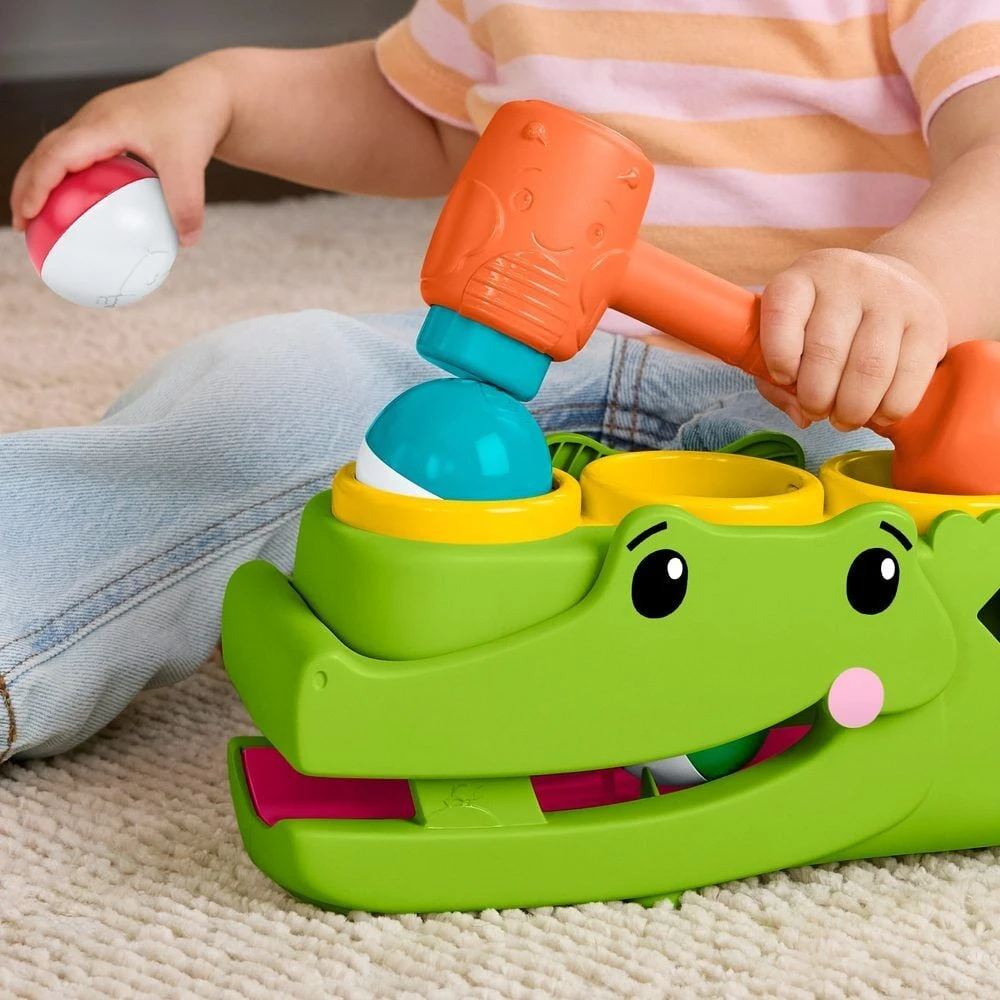 Mattel Vaikštynė su krokodilo figūra Fisher-Price
