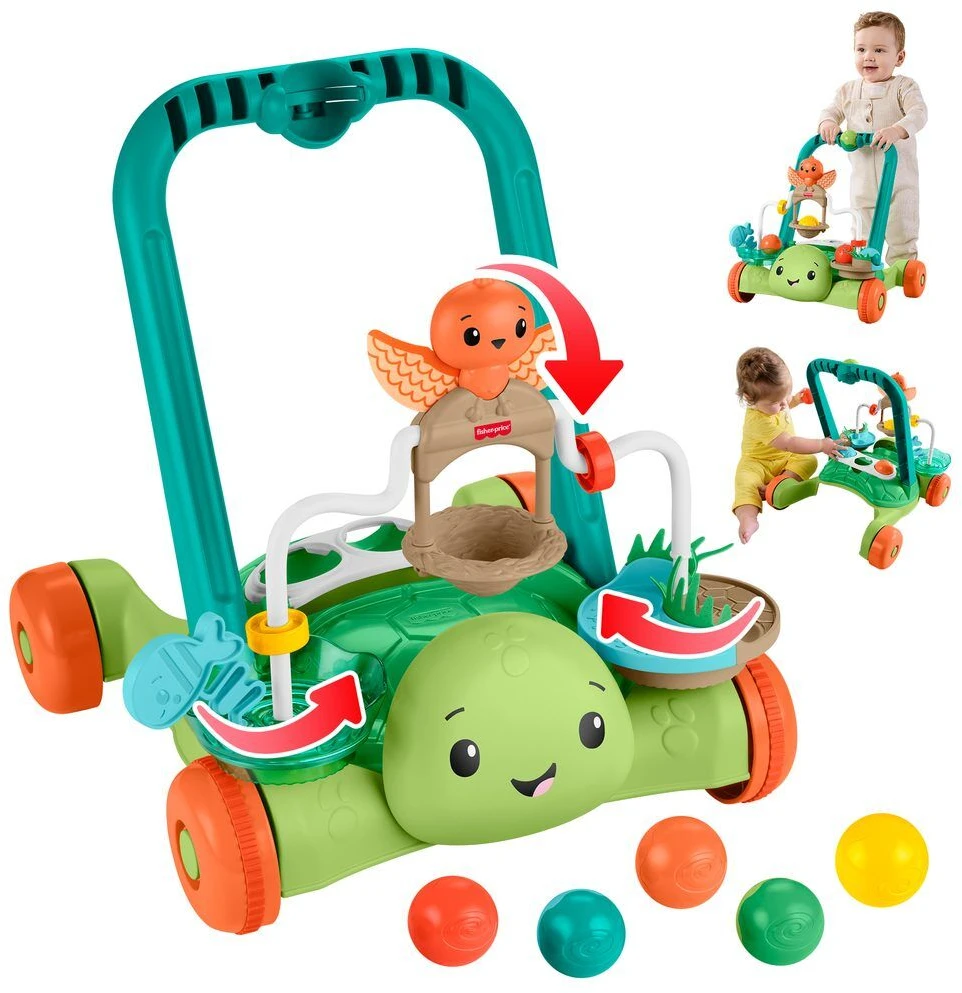 Mattel FISHER-PRICE vėžliuko vaikštynė (JKD63)