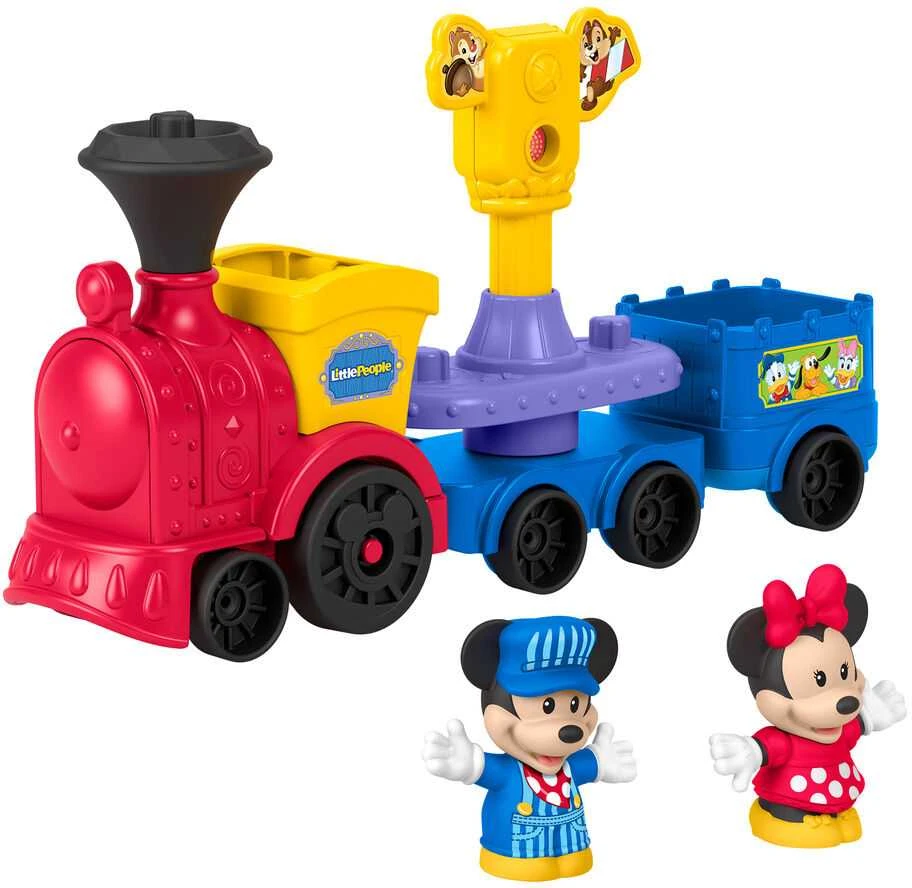 Mattel Muzikinis traukinukas su Mickey ir Minnie figūrėlėmis