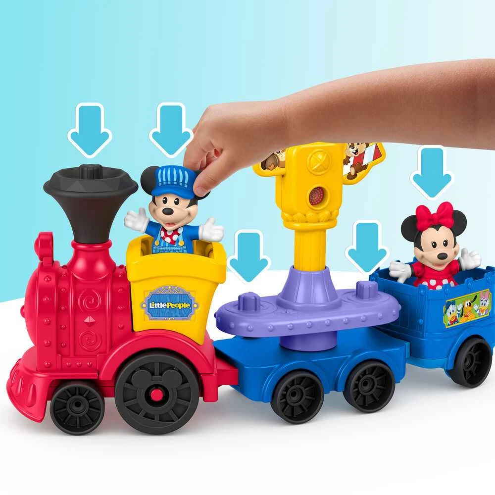 Mattel Muzikinis traukinukas su Mickey ir Minnie figūrėlėmis