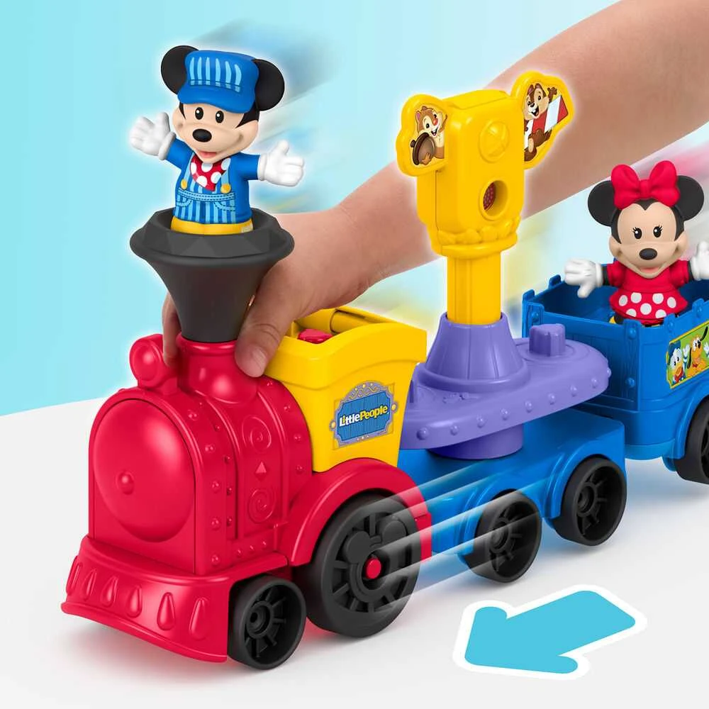 Mattel Muzikinis traukinukas su Mickey ir Minnie figūrėlėmis