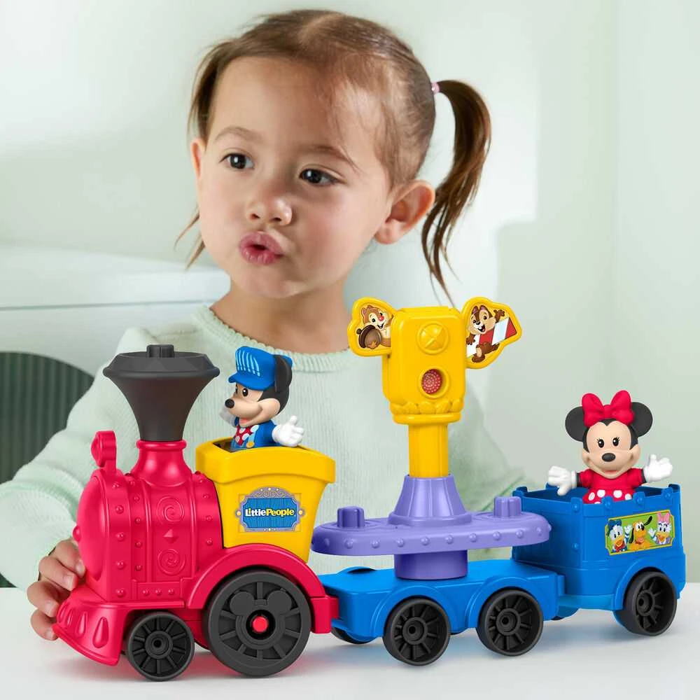 Mattel Muzikinis traukinukas su Mickey ir Minnie figūrėlėmis