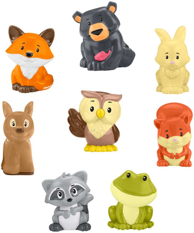 Fisher Price Little People kolekcinis miško gyvūnų dėklas